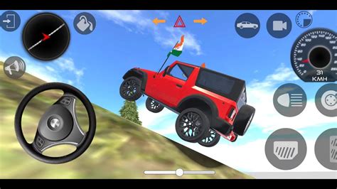 Dollar Song Modified Mahindra Red Thar D Game D Stunts Racing