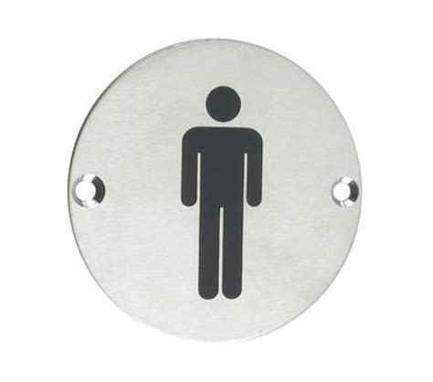 Male Sex Symbol Mm Satin Stainless Steel Male Sex Sign Halspan