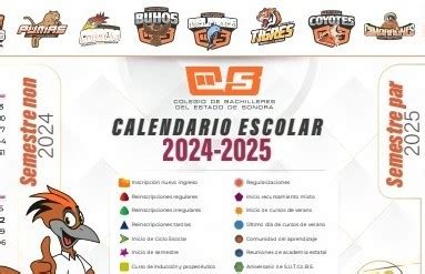 Presenta Cobach Sonora Calendario Escolar Para El Ciclo El