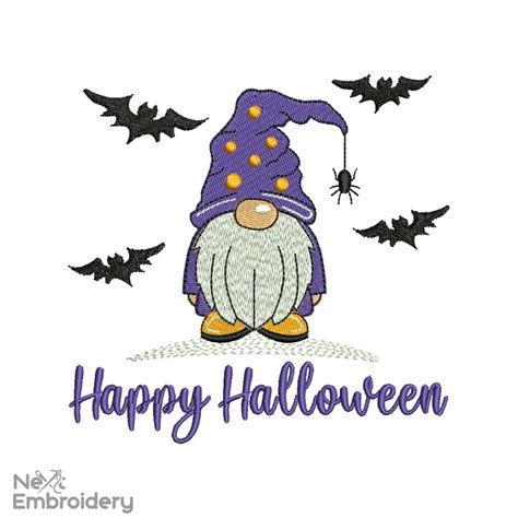 Happy Halloween Embroidery Design Nextembroidery