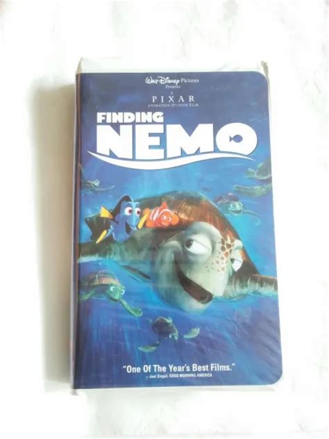 ALLA RICERCA DI Nemo VHS Nastro ClamShell Walt Disney Pixar Ellen