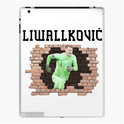 "Liwallković - Dominik Livaković | World Cup 2022 Croatia" iPad Case ...