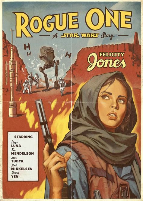 Retro Rogue One Starwars