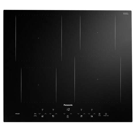 Cooktop Por Indução Panasonic 04 Bocas Ky w648clrpk 09 Níveis De