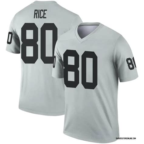 Nike Jerry Rice Las Vegas Raiders Men's Legend Inverted Silver Jersey