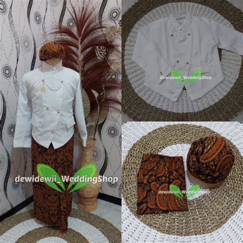 Jual Full Set Baju Adat Jawa Cowok Baju Manggolo Baju Pagar Bagus