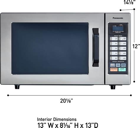 Panasonic Ne F Horno De Microondas Comercial Y Compacto Para