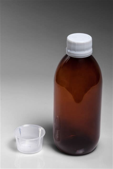 200ml Amber Platic Bottle With Tamper Evident Cap GB Packaging