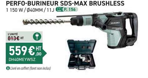 Promo Perfo Burineur Sds Max Brushless Hikoki Chez Loxam ICatalogue Fr