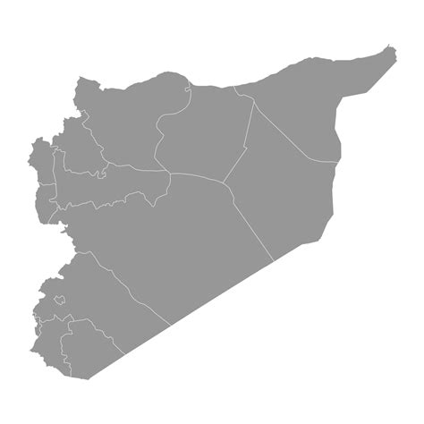 Syria map with administrative divisions. Vector illustration. 37457688 ...