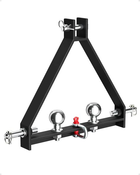 Garveetech 3 Point Hitch Receiver Trailer Receiver 1 Tractor Tow Hitch Drawbar With