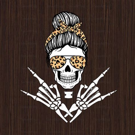 Skeleton Rock On Hand Svg Hand Skeleton Svg Skull Rock On Etsy