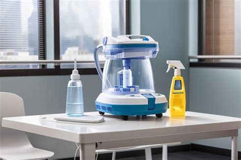 Premium AI Image | Disinfection equipment on table