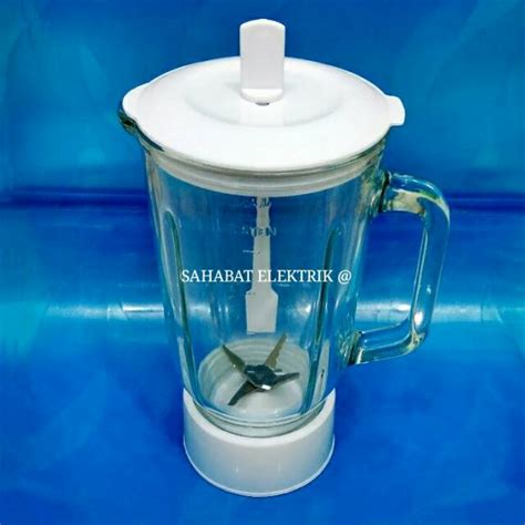 Jual GELAS JUS KACA FULLSET UNTUK BLENDER MIYAKO NATIONAL SANEX NIKO