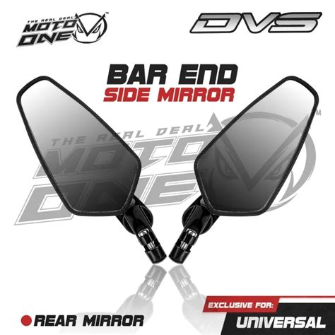 Moto One Dvs Bar End Side Mirror Rearview Mirror Aerox Nmax Click