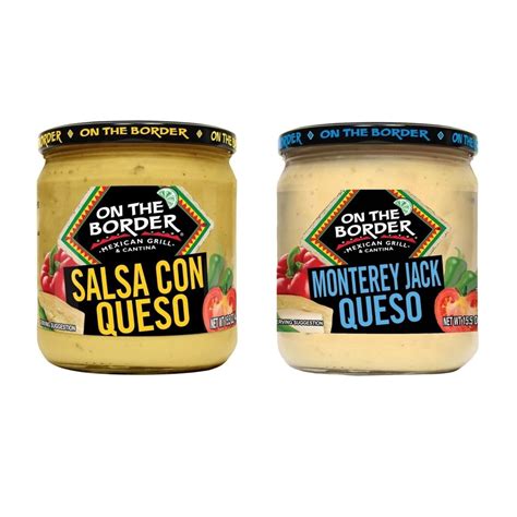 On The Border Queso Variety Pack 23 Ounce 2 Pack