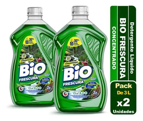 Detergente Liquido Bio Frescura Lts Pack De Unidades Cuotas Sin