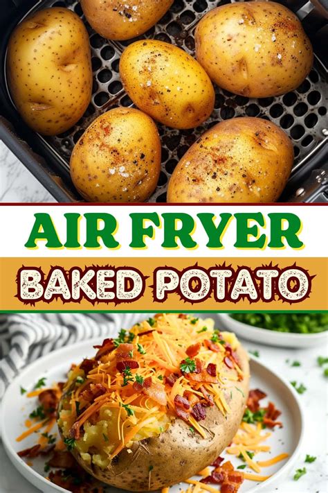 Air Fryer Baked Potato Crispy And Fluffy Recipe Insanely Good