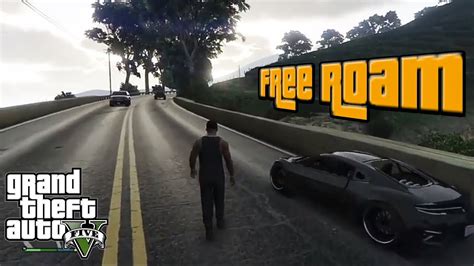 GTA 5 FREE ROAM CRAZY GAMEPLAY PS4 HD YouTube