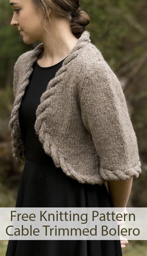 Shrug And Bolero Knitting Patterns In The Loop Knitting