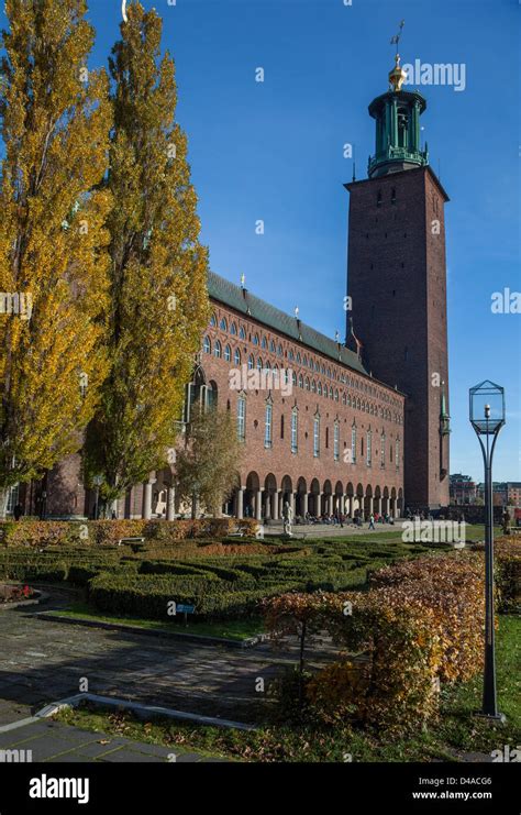 The City Hall Of Stockholm Sweden Opened In 1923 By Architect Ragnar