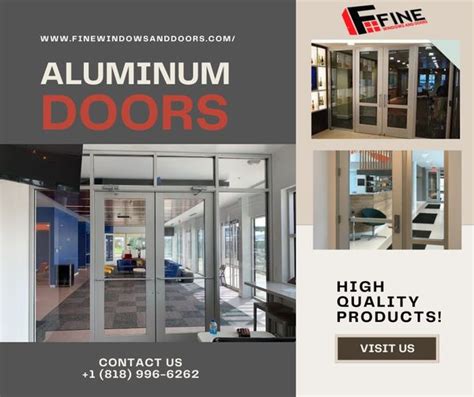 Fine Windows And Doors Aluminum Doors For Style And Strength