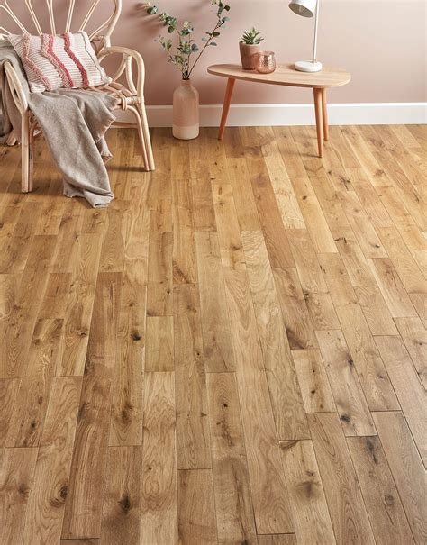 Barnwood Natural Oak Brushed Oiled Solid Wood Flooring Direct Wood