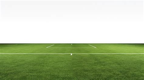 Premium AI Image | football field realistic 4k white background