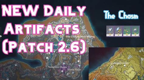 New Daily Artifacts Farming Route Respawn Daily Genshin 2 6 The