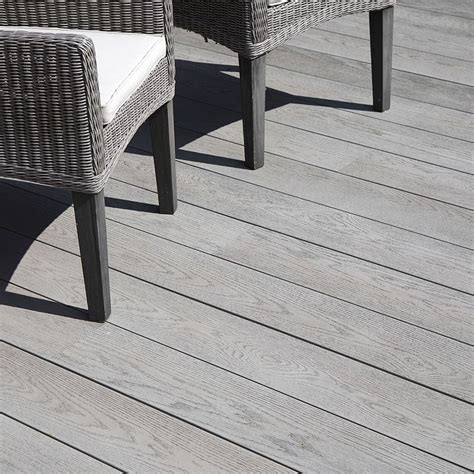 Millboard Enhanced Grain Smoked Oak Decking Boards Kebur Garden Materials