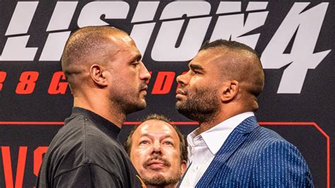 Badr Hari Vs Alistair Overeem 3 First Faceoff GLORY Collision 4