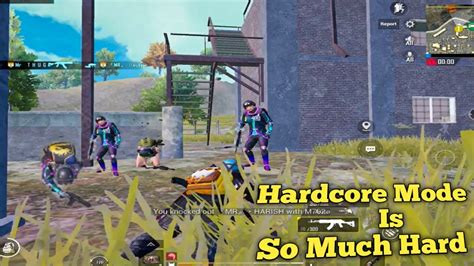 HARDCORE MODE Is So Much Hard Pubg Mobile New Update YouTube