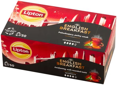 Lipton English Breakfast Herbata Czarna Torebek Allegro Pl