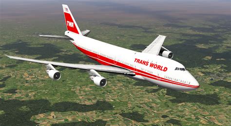 TWA 747-100 - Aircraft Skins - Liveries - X-Plane.Org Forum