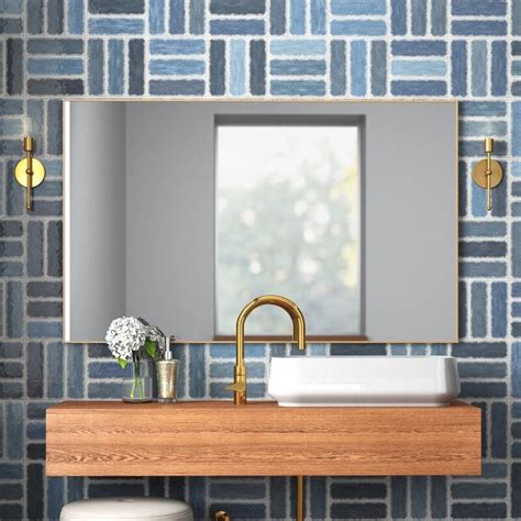 Glam Bathroom Mirror Rispa