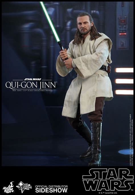 Star Wars Qui Gon Jinn Sixth Scale Figure By Hot Toys Sideshow Collectibles