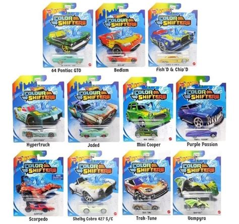 Kit Carrinho Muda Cor A Escolha Hot Wheels Color Shifters Frete grátis