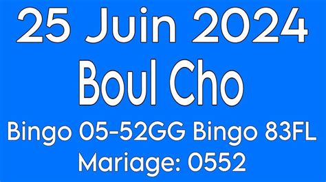 Boul Cho Pou Jodia Janvier Bingo Gg Bingo Fl