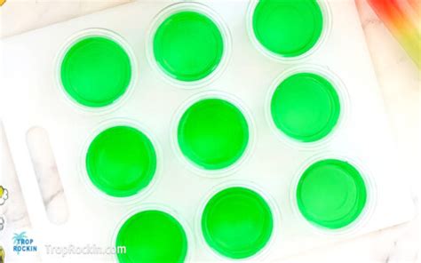 Grinch Jello Shots Trop Rockin