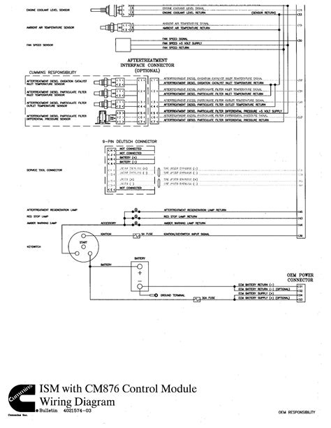 Electrical Wiring Diagram Ism Cummins Cummins Isx Ecm En