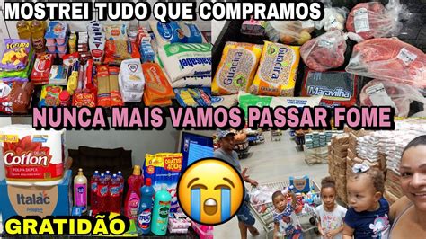 Nunca Mais Vamos Passar Fomecompras Do M S Comprei Tudo Que Tanto