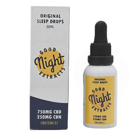 Cbd Cbn Original Sleep Drops Good Night Extracts Doja Thc Store