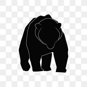 Big Bear Silhouette PNG Images, Big Male Black Bear Silhouette Clipart ...