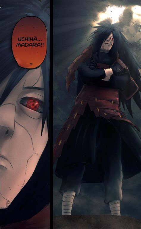 Naruto Manga Coloring Madara Twitter Crain1Art R NarutoGifsMe