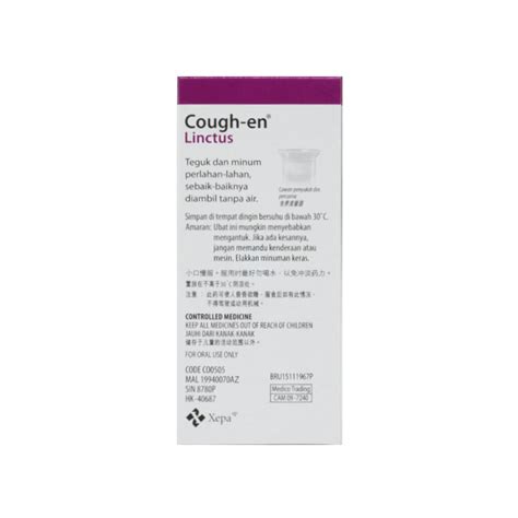 Cough-en Linctus 90ml – Glovida-Rx (GRx)