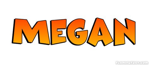 Megan Logo | Free Name Design Tool from Flaming Text