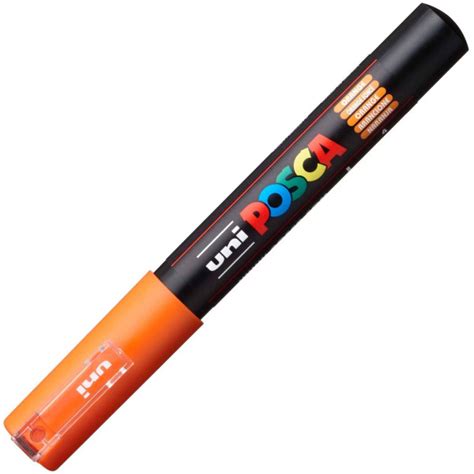 Marqueur Posca PC 1MC Orange Pointe Extra Fine Conique Profitez En