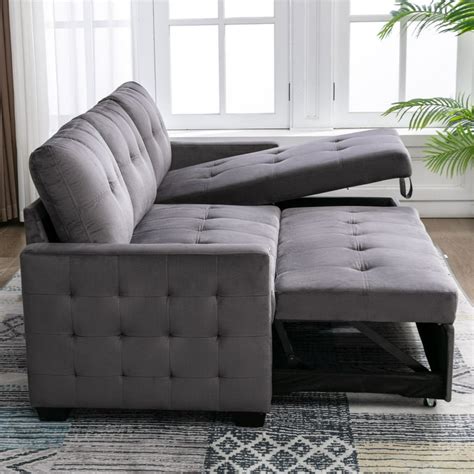 Sleeper Sectional Sofa With Storage Chaise | Cabinets Matttroy