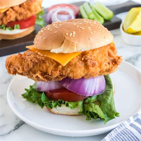 Crispy Chicken Sandwich | Home Fresh Ideas