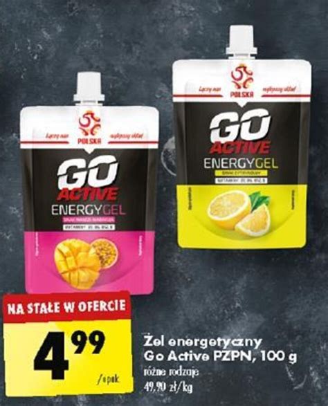 Promocja Żel energetyczny Go Active PZPN 100 g Biedronka